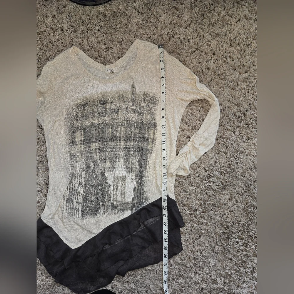 Madison & Berkeley asymmetrical long sleeve Women's Sz Lg - Picture 8 of 10